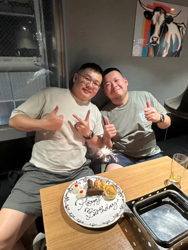 .
Thank you so much for visiting us! ☺️
We’re so happy you spent such a special time here with us.
It was wonderful to see your smile when we brought out the plate♡
We look forward to welcoming you again soon!!!

#一心たん助　#牛タン食べ放題 #焼肉